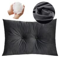 Dekoratyvinė pagalvėlė 40x60 velvet glamour ekskliuzyvinė grafito aksomas