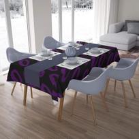Bonamaison virtuvės dekoratyvinė staltiesė violetinė juoda 140 x 200 cm - sukurta ir pagaminta Turkijoje
