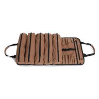 MultiPurpose Canvas Tool Bag Roll UP Tool Bag Tool Organizers with Multiple Pockets for Efficient Storage Easy Access brown
