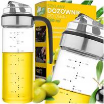 Alyvuogių aliejaus acto dozatorius stiklinis butelis indas su dozatoriumi 500 ml
