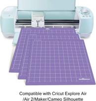 Teckwrap Stronggrip pjaustymo kilimėlis 12" x 12" violetinis (3 vnt.)
