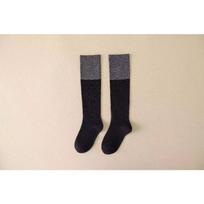 Women's Autumn Thigh-high Socks Are Trendy and Slimming Leg Socks. Winter Color-blocking Knee-length Simple and Casual Cotton Socks 1 pair 22GCT059 white