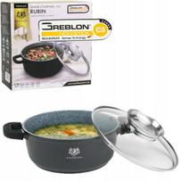 Puodas indukcinei viryklei su dangčiu, tinkamas orkaitei, 4.5 l, 24 cm, non-stick danga
