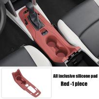 For Toyota Corolla Cross Frontlander    2024 2025 Silicone material central control gear shift panel protective pad 61 04 gray