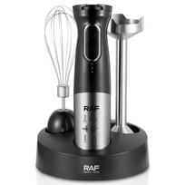 Five-in-One Wireless Handheld Food Processor: Juicer, Meat Grinder, Blender, and Cooking Stick with Lock. EU Standard gray