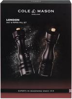 Cole & Mason London druskos ir pipirų malūnėlių rinkinys, 22cm