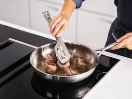 Zwilling Pro universalios grilio, virtuvės, makaronų, salotų žnyplės arba serviravimo įrankis, ergonomiška rankena, nerūdijantis plienas, sidabrinės