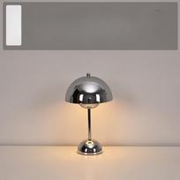 1Pc Rechargeable Flower Bud Table Lamp, Ambient Lamp, Bedroom Modern Simple and Atmospheric Table Lamp, Decorative Lamp beige