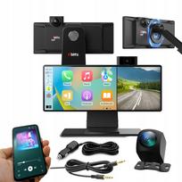 Multimedijos stotelė PREMIUN 4K su monitoriumi, Android Auto, CarPlay, DVR, WiFi
