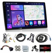 Automobilinis radijo ir navigacijos grotuvas 9" 2 DIN, GPS, Android, WiFi, 8GB/256GB, SIM, QLED