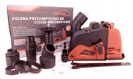 Kampinis šlifuoklis Cramp 80154 dulkių gaubtas 125/150 mm universalus