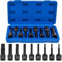 Smūginės galvutės su H4-H17 šešiakampiu, 1/2", 4-17 mm, CRMO