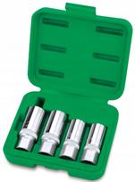 Raktų rinkinys sugedusiems varžtams šalinti 6–12 mm, 1/2", 4 vnt., TOPTUL