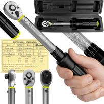 Dviračio momentinis raktas, dvi kryptys, 1/4", 1–25 Nm