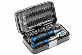 Raktų ir antgalių rinkinys HOEGERT 1/4", 38 vnt., HT1R462