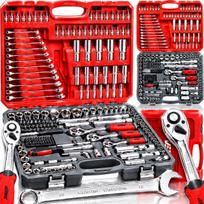 Raktų rinkinys 216 vnt. su galvutėmis, Torx antgaliais ir dėklu
