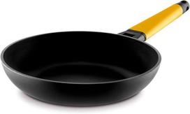 Castey 8-22 keptuvė su nuimama plienine rankena, 22 cm, geltonas lietas aliuminis