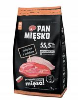 Sausas veršienos ir kalakutienos pašaras šunims PAN MIĘSKO, 3 kg, lenkiškas gaminys