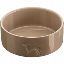 Keraminis šuns dubenėlis Hunter Osby Glazed, 1100 ml, smėlio spalvos