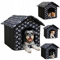 Šuns guolis namelis HOME DOG COZY COTTAGE, juodas, XXL, R.4