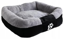 Šuns guolis SOFA, juodas, 50x41 cm, M dydis