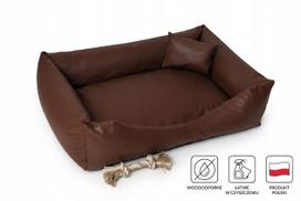 Šuns guolis ECO-LEATHER XL, 100x80 cm