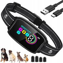Automatinis antkaklis šunims nuo lojimo, reguliuojamas jautrumas, įkraunamas USB