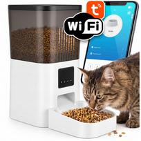 Automatinis 4 l naminių gyvūnų pašaro dozatorius su WiFi, TUYA Smart Life
