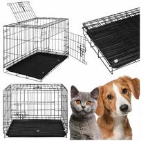 Metalinė sulankstoma narvas gyvūnams, 60x50x42 cm, CAT DOG PLAYPEN