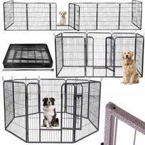 Šunų ir šuniukų tvorelė PLAYPEN, 8 segmentai, 80 × 60 cm, 15 kg