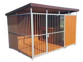 Šuns voljeras PLAYPEN, 3x2 m, surenkamas, su transportavimo galimybe