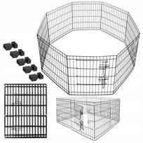 Gyvūnų maniežas DOG FARM, 160x60 cm, sulankstomas