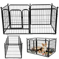 Metalinė gyvūnų aptvaras PLAYPEN, 6 dalių, šunims ir triušiams