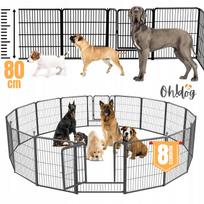Gyvūnų voljeras PLAYPEN XXL, 80 cm, metalinis, modulinis