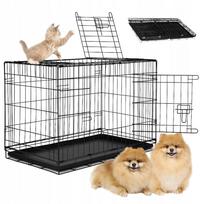 Sulankstomas metalinis narvas šunims ir katėms KENNEL CAGE, 61x42x50 cm