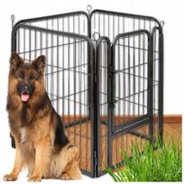 Metalinė žaidimų aikštelė gyvūnams PLAYPEN, 4 segmentai, 114 cm