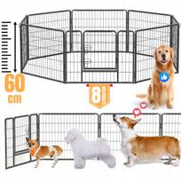 Naminių gyvūnų gardas PLAYPEN Farm XXL, pilkas, šunims ir šuniukams