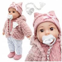 Interaktyvi minkšta lėlė KINDERPLAY, 41 cm, kalbanti