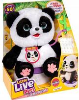 Interaktyvus žaislinis pandos gyvūnėlis Little Live Pets Chu Chu, 50 funkcijų, su tualetu