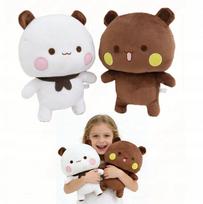 Pliušinė panda Bubu ir Dudu, 22 cm, 2 vnt. – žaislas porai, dovanai