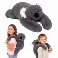 Sunkus minkštas žaislas koala, 65 cm, 1020 g, terapinis, tinka ADHD