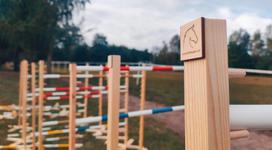 Kliūtys šokinėjimo arkliukui, 120 cm, su 100 cm traukiniu