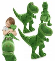 Minkštas žaislas dinozauras T-Rex, 40 cm, žalias, vaikams
