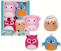Minkšti žaislai SQUISHMALLOWS Micromallows, 4 vnt., Brina, Chanel, Lucia, Tenise, SQMM0006