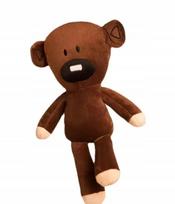 Pliušinis meškiukas Teddy Jaś, 27 cm, rudas