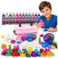 Vaikiškas 3D kūrybinis plastilinas Magic Jelly XXL, klijuojama želė