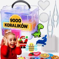 Lyginimo karoliukų rinkinys MEGA SET 9000, kūrybinis, XXL, puikiai tinka dovanai
