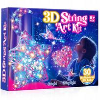 3D siūlų lempa vaikams, rankdarbių rinkinys su LED