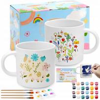 Porcelianinių puodelių tapybos rinkinys CREATIVE CUP, 2 vnt.