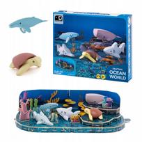 Magnetiniai gyvūnų figūrėlės vaikams nuo 3 metų, Ocean 3D